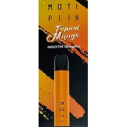 Jednorázové elektronické cigarety tropické mango Moti • Piin 10mg/ml