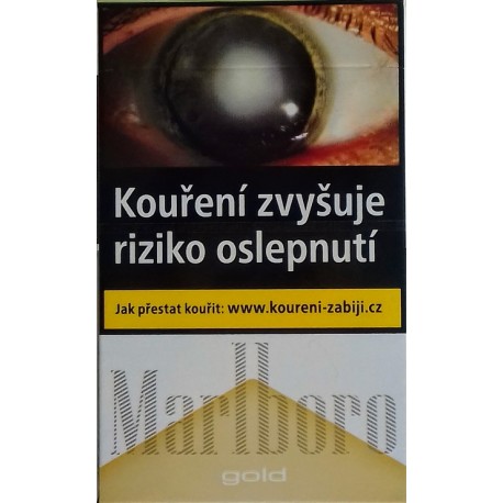 Cigarety s filtrem kartonové balení tvrdá krabička Marlboro Gold kolek Q 164 Kč 10x20 ks - 200 ks cigaret