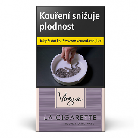 Cigarety La cigarette Vogue bleue slim tvrdá krabička Q 154 Kč 1 ks