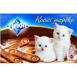 Mléčná čokoláda Kočičí jazýčky Orion 50 g