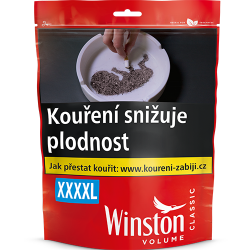 Cigaretový tabák Winston classic uzavíratelný sáček XXXXL 175 g