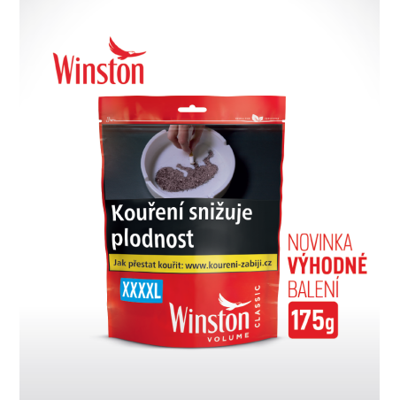 Cigaretový tabák Winston classic uzavíratelný sáček XXXXL 175 g