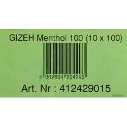 Cigaretové dutinky menthol Gizeh 100 ks