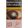 Kartonové balení tvrdá krabička cigarety s filtrem LD pink superline slims kolek L 137 Kč 10x20ks - 200 ks cigaret