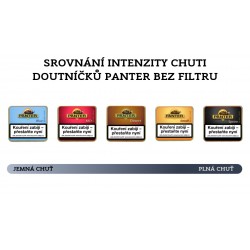 Srovnání chutí doutníčků Panter