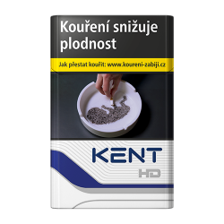 Kartonové balení tvrdá krabička cigarety s filtrem Kent Core Blue kolek Q 172 Kč 10x20 ks