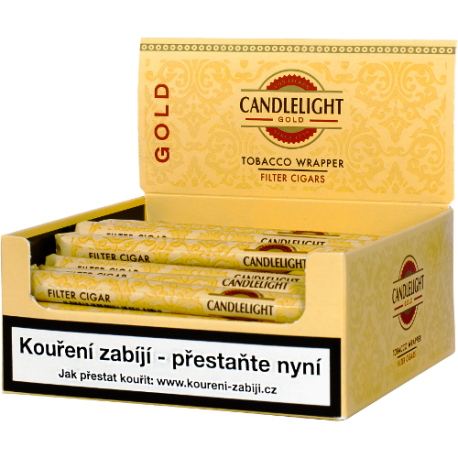 Cigaretové doutníčky Candlelight Gold Filter 50 ks