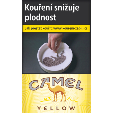 Kartonové balení tvrdá krabička cigarety s filtrem Camel Yellow kolek Q 158 Kč 10x20ks - 200 ks cigaret