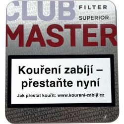 Cigaretové doutníčky Clubmaster Superior Red Filter Silver 20 ks