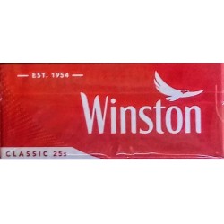 Kartonové balení cigarety s filtrem tvrdá krabička  Winston Classic 25s kolek L 165 Kč 8x25 ks - 200 ks cigaret