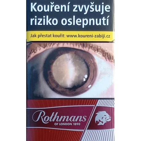 Kartonové balení tvrdá krabička cigarety s filtrem Rothmans of London Premium Special Red kolek Q 148 Kč 10x20 ks