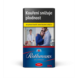 Kartonové balení cigarety s filtrem tvrdá krabička Rothmans of London Red 100's kolek Q 141 Kč 10x20ks - 200 ks cigaret