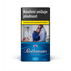 Kartonové balení cigarety s filtrem tvrdá krabička Rothmans of London Red 100's kolek Q 146 Kč 10x20ks