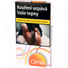 Kartonové balení tvrdá krabička cigarety s filtrem Omé Yellow slim  0,3 Mg kolek L 125 Kč 10x20 ks