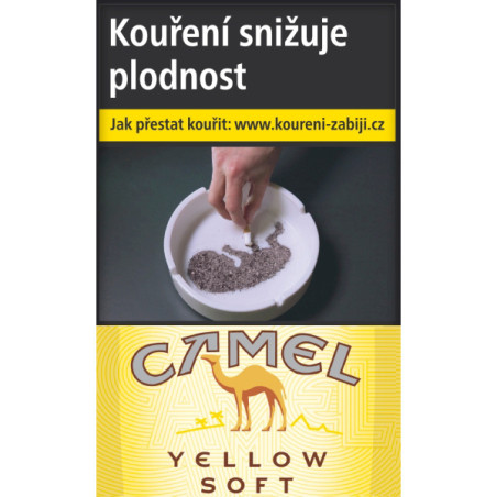 Kartonové balení měkká krabička cigarety s filtrem Camel Yellow soft kolek Q 151 Kč 10x20 ks