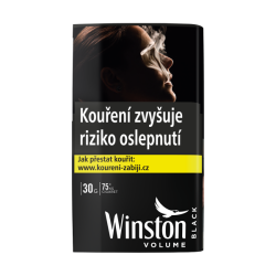 Cigaretový tabák Winston Black Pouch uzavíratelný sáček 30 g