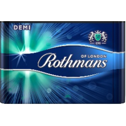 Kartonové balení tvrdá krabička cigarety s filtrem Rothmans of London Demi Ultramarine kolek R 149 Kč 10x20ks