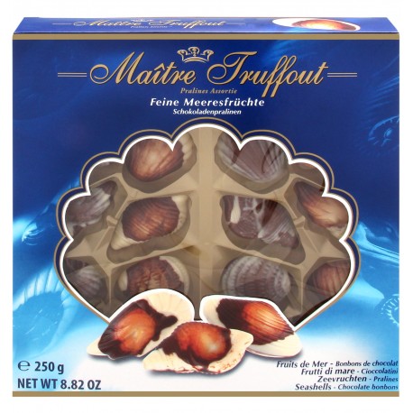 Čokoládová bonboniéra - plody moře 250g Maitre truffout