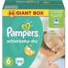Pampers Plenky Active Baby Giant box Maxi S4 +15kg 1x66ks