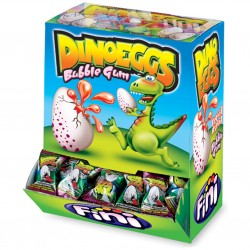 Žvýkačky Dino - plněná vajíčka - Fini 200 kusů