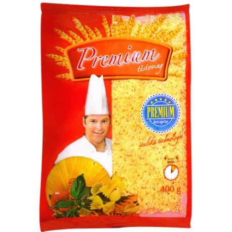 Těstovinové bezvaječné nudle - mušličky - Premium 400 g