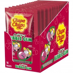 Žvýkačka s třešňovou příchutí Bubble gum - Chupa Chups 14 kusů