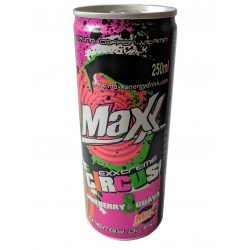 Energy drink Circus - bílé jahody a guava - Maxx 250 ml