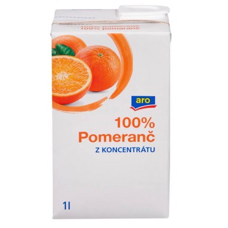 Pomerančový 100% džus - Aro 1l