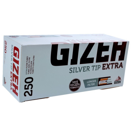 Cigaretové dutinky Silver Tip Extra Gizeh 1x250 ks