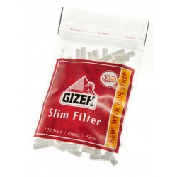 Cigaretové filtry slim filters 6,0 mm Gizeh 120 ks