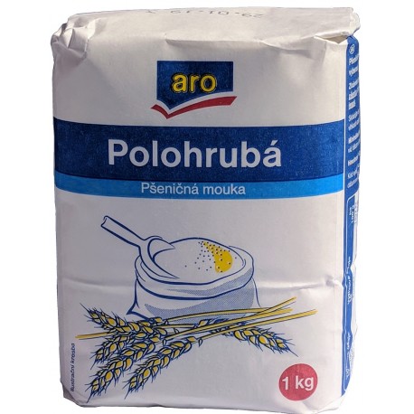 Pšeničná mouka polohrubá ARO 1x1kg