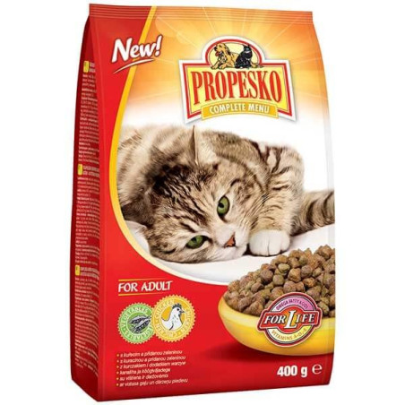 Granule pro kočky hovězí se zeleninou - PROPESKO 400g