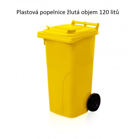 Popelnice 120 žlutá