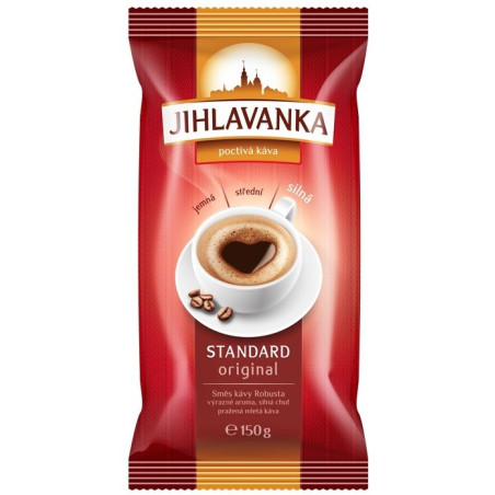 Jihlavanka standard poctivá silná káva 1x150g