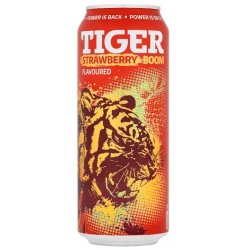 Energetický nápoj Strawberry Boom - Tiger 500 ml