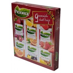 Ovocný mix 9 chutí čaj - dárková kazeta Pickwick 1x(32x2g, 4x1,5g)70g