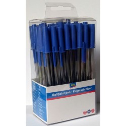 Kuličkové pero barva náplně modrá 1mm - ARO 50 ks