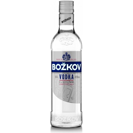 Božkov vodka 3x destilovaná 37,5% 1x0,5l