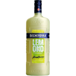 Bylinný likér Karlovarská Becherovka Lemond sklo Alk. 20% Obj. 1,0 l