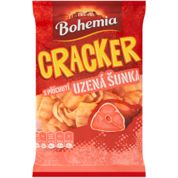 Cracker s příchutí uzená šunka Bohemia 1x75g