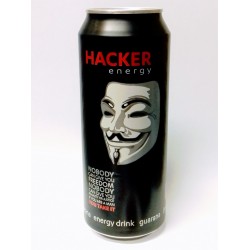 Energetický nápoj Hacker energy plech 500ml