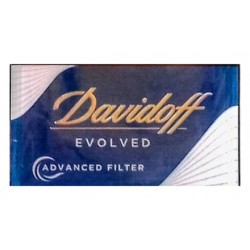 Kartonové balení tvrdá krabička cigarety s filtrem Davidoff Evolved Blue Q 141 Kč 10x20 ks - 200 ks cigaret