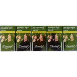 Cigarety s filtrem tvrdá krabička Davidoff Black Reshape kolek Z 108 Kč 10x20 ks