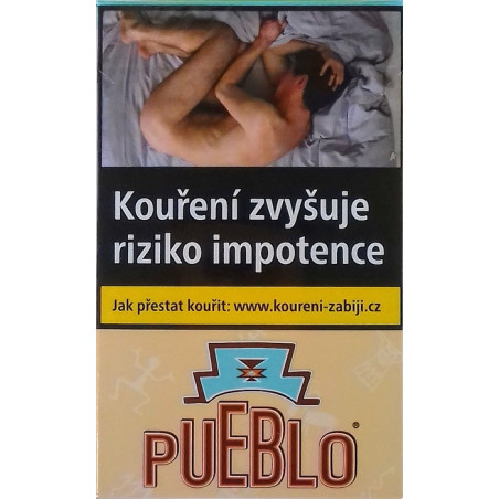 Cigarety s filtrem kartonové balení Pueblo kolek Z 118 Kč 10x20 ks