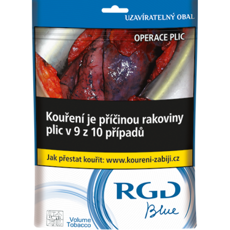 Cigaretový tropický tabák RGD Blue uzavíratelný sáček 50g