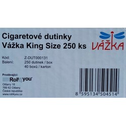 Cigaretové dutinky Vážka 250 ks