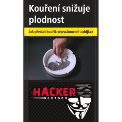 Kartonové balení cigarety s filtrem Hacker Nextgen Blue kolek Z 103 Kč 10x20ks