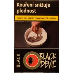 Kartonové balení tvrdá krabička cigarety s filtrem Black Devil Black kolek F 134 Kč 10x20ks - 200 ks cigaret