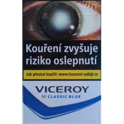 Kartonové balení tvrdá krabička cigarety s filtrem Viceroy Classic Blue kolek Q 141 Kč 10x20ks - 200 ks cigaret