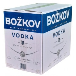 Božkov vodka 3x destilovaná Alkohol-Bonboniéra Alk. 37,5% Obj. 12x(20x0,04l)240 ks